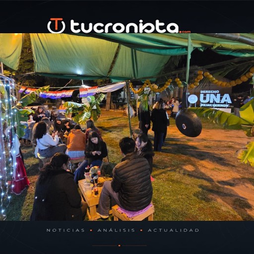 Justicia paraguaya cambió los estrados por el tatakua en una noche donde de fiesta popular