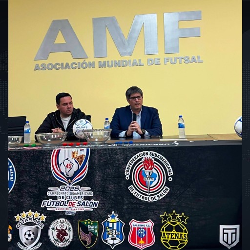 Presentaron y sortearon los grupos para el Sudamericano de Futsal AMF